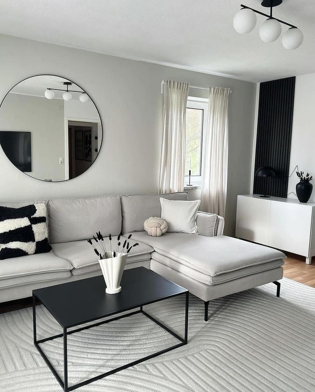 Sleek and Chic: Elevate Your Space with a Grey Couch - Finding Harmony in Hues: Apartment Design Inspirations